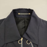 Paul Smith ウールレイヤードブルゾン PM-BM-66744 ジャケット ネイビー メンズ ポール・スミス【中古】5-0927T∞