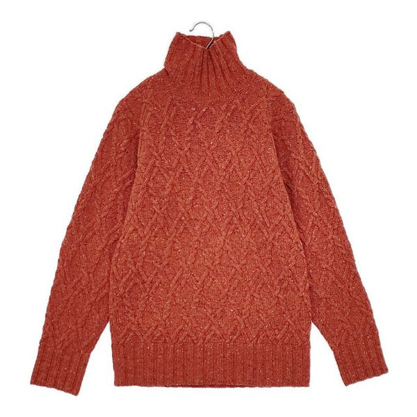 PAUL SMITH COLLECTION ケーブル ミックス ウール セーター ニット オレンジ メンズ ポールスミスコレクション【中古】5-0927T∞