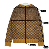 Paul Smith PS ウールカシミヤ セーター ニット イエロー系 グレー メンズ ポール・スミス【中古】5-0927T∞