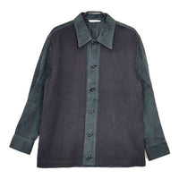 PAUL SMITH COLLECTION 新品 スウェードニットジャケット やぎ革 ジャケット ネイビー メンズ ポールスミスコレクション【中古】5-0927T∞