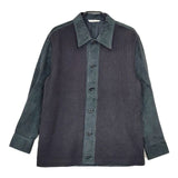 PAUL SMITH COLLECTION 新品 スウェードニットジャケット やぎ革 ジャケット ネイビー メンズ ポールスミスコレクション【中古】5-0927T∞