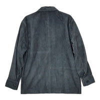 PAUL SMITH COLLECTION 新品 スウェードニットジャケット やぎ革 ジャケット ネイビー メンズ ポールスミスコレクション【中古】5-0927T∞