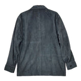 PAUL SMITH COLLECTION 新品 スウェードニットジャケット やぎ革 ジャケット ネイビー メンズ ポールスミスコレクション【中古】5-0927T∞