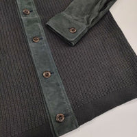 PAUL SMITH COLLECTION 新品 スウェードニットジャケット やぎ革 ジャケット ネイビー メンズ ポールスミスコレクション【中古】5-0927T∞
