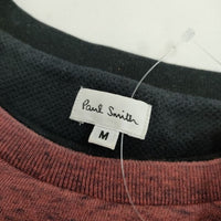 Paul Smith コットン トレーナー スウェット ワインレッド メンズ ポール・スミス【中古】5-0409M∞
