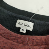 Paul Smith コットン トレーナー スウェット ワインレッド メンズ ポール・スミス【中古】5-0409M∞