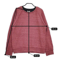 Paul Smith コットン トレーナー スウェット ワインレッド メンズ ポール・スミス【中古】5-0409M∞