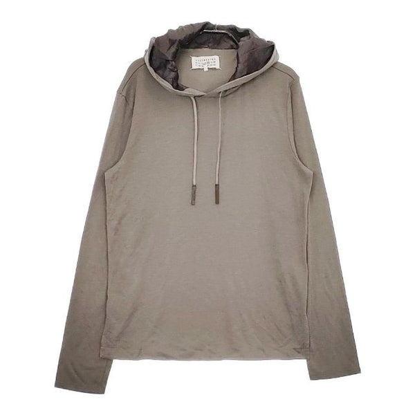 MAISON MARGIELA 14 フード付カットソー レーヨンポリエステル サイズ46 パーカー ブラウン系 メンズ メゾンマルジェラ【中古】5-0406M∞
