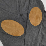 Maison Martin Margiela 14 エルボーパッチ コットンウール ニット カーディガン チャコールグレー メンズ メゾンマルタンマルジェラ【中古】5-1115T∞