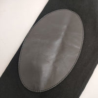 MAISON MARGIELA 14 レザーエルボーパッチ コットン カーディガン ブラック メンズ メゾンマルジェラ【中古】5-0406M∞
