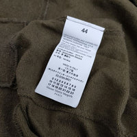 Maison Martin Margiela インサイドアウト 再構築 S50GU0020 S25224 長袖Ｔシャツ カットソー ロンＴ カーキ メンズ メゾンマルタンマルジェラ【中古】5-0406M∞