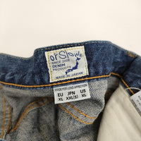 BEAMS/or Slow ビームス別注 Monroe Pants パッチワーク ジーンズ サイズ5/XXL デニムパンツ ブルー メンズ ビームス/オアスロウ【中古】5-0408G♪