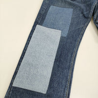 BEAMS/or Slow ビームス別注 Monroe Pants パッチワーク ジーンズ サイズ5/XXL デニムパンツ ブルー メンズ ビームス/オアスロウ【中古】5-0408G♪