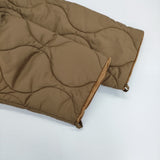 ironari リバーシブル I-20165 Ettouコーデュロイ ブルゾン キルティング EEL ジャケット キャメル レディース イロナリ【中古】5-1104T△