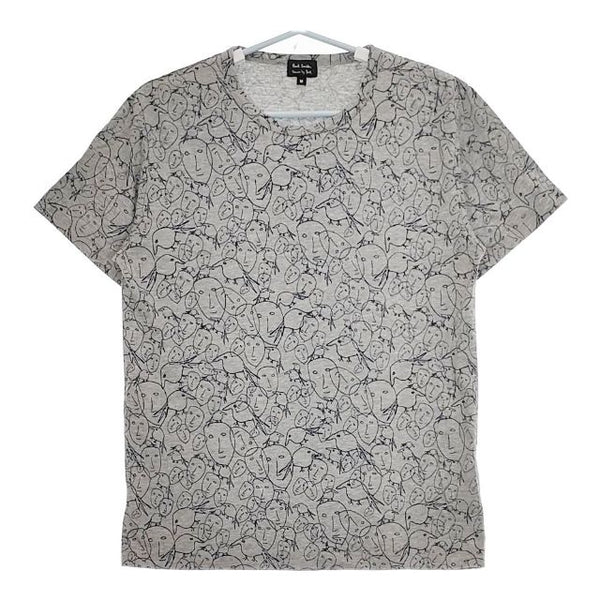 Paul Smith draw by paul 半袖Ｔシャツ カットソー グレー メンズ ポール・スミス【中古】5-0519S∞