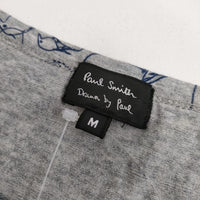 Paul Smith draw by paul 半袖Ｔシャツ カットソー グレー メンズ ポール・スミス【中古】5-0519S∞