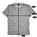 Paul Smith draw by paul 半袖Ｔシャツ カットソー グレー メンズ ポール・スミス【中古】5-0519S∞