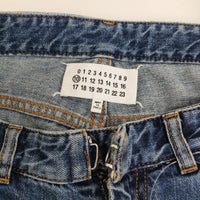 Maison Martin Margiela slim 5Pスキニーデニムパンツ S50LA0073 S30272 サイズ44 ブルー メンズ メゾンマルタンマルジェラ【中古】5-0408G♪