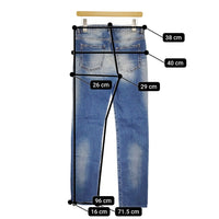 Maison Martin Margiela slim 5Pスキニーデニムパンツ S50LA0073 S30272 サイズ44 ブルー メンズ メゾンマルタンマルジェラ【中古】5-0408G♪