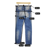 Maison Martin Margiela slim 5Pスキニーデニムパンツ S50LA0073 S30272 サイズ44 ブルー メンズ メゾンマルタンマルジェラ【中古】5-0408G♪
