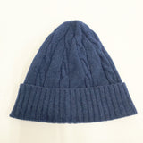Paul Smith ウール100％ ニット帽 帽子 ニットキャップ ブルー メンズ ポール・スミス【中古】5-1125T◎