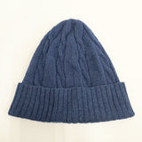 Paul Smith ウール100％ ニット帽 帽子 ニットキャップ ブルー メンズ ポール・スミス【中古】5-1125T◎