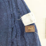 Paul Smith ウール100％ ニット帽 帽子 ニットキャップ ブルー メンズ ポール・スミス【中古】5-1125T◎
