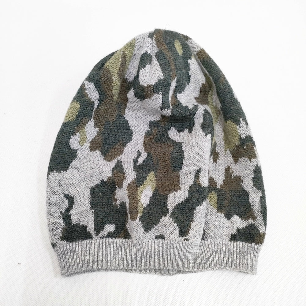 SKYLRK カモフラージュニット帽 WHITE MOUNTAINEERING ウール カモフラージュ柄 ニット帽 帽子 ニット