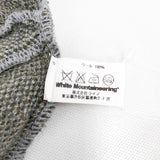 WHITE MOUNTAINEERING ウール カモフラージュ柄 ニット帽 帽子 ニットキャップ カーキ グレー メンズ ホワイトマウンテニアリング【中古】5-1125T◎