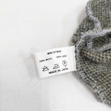 WHITE MOUNTAINEERING ウール カモフラージュ柄 ニット帽 帽子 ニットキャップ カーキ グレー メンズ ホワイトマウンテニアリング【中古】5-1125T◎