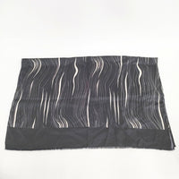 Paul Smith シルク 柄 ストール ブラック メンズ ポール・スミス【中古】5-0901G◎