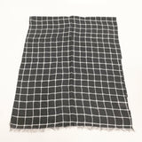 Paul Smith チェック マフラー ウールシルク ストール ブラック メンズ ポール・スミス【中古】5-0901G◎