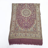 Paul Smith ウールカシミヤ マフラー ストール エンジ ブラウン メンズ ポール・スミス【中古】5-1125T◎