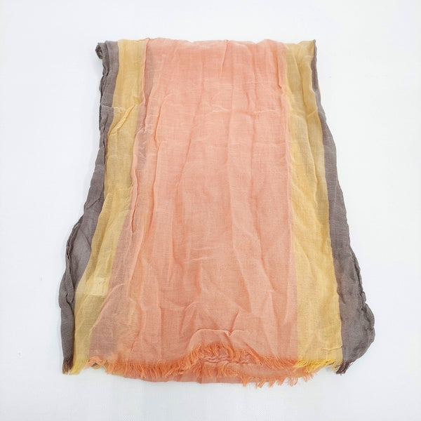 PAUL SMITH COLLECTION コットン マフラー ストール オレンジ メンズ ポールスミスコレクション【中古】5-0726M◎