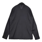 Paul Smith ウールポケットミリタリーシャツ 長袖シャツ ブラック メンズ ポール・スミス【中古】5-1005M∞