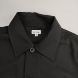 Paul Smith ウールポケットミリタリーシャツ 長袖シャツ ブラック メンズ ポール・スミス【中古】5-1005M∞