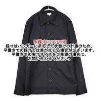 Paul Smith ウールポケットミリタリーシャツ 長袖シャツ ブラック メンズ ポール・スミス【中古】5-1005M∞