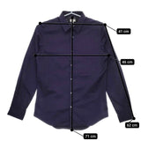 Paul Smith コットン 長袖シャツ ネイビー メンズ ポール・スミス【中古】5-0417M∞