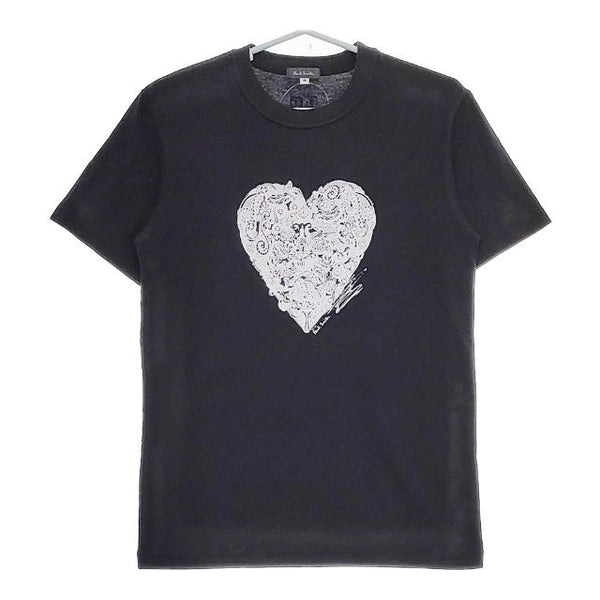 Paul Smith ハート 半袖Ｔシャツ カットソー ブラック ホワイト メンズ ポール・スミス【中古】5-0519S∞