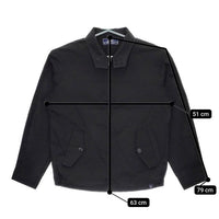 GOODENOUGH IVY ハリントンジャケット コットン ブルゾン ブラック メンズ グッドイナフ【中古】5-0417M∞