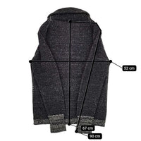 Paul Smith/RED EAR ウール ショールカラーニット カーディガン ブラック メンズ ポール・スミス/レッドイヤー【中古】5-1005T∞