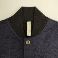 Paul Smith/RED EAR 切り替えニットジャケット バイカラー ブルゾン ネイビー ブラック メンズ ポール・スミス/レッドイヤー【中古】5-1005T∞
