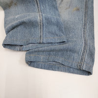 MAISON MARGIELA ダメージ加工ペインターパンツ S50LA0077 S30513 サイズ30 デニムパンツ ライトブルー メンズ メゾンマルジェラ【中古】5-0408G♪