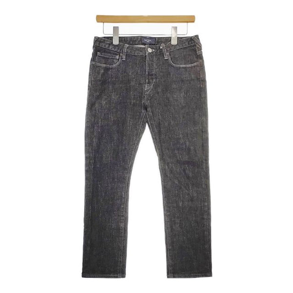 Paul Smith JEANS ボタンフライ ブラックデニム デニムパンツ ブラック メンズ ポールスミスジーンズ【中古】5-0417G∞