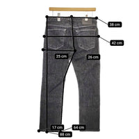 Paul Smith JEANS ボタンフライ ブラックデニム デニムパンツ ブラック メンズ ポールスミスジーンズ【中古】5-0417G∞