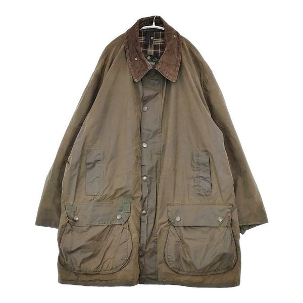 Barbour ボーダー BORDER 3ワラント ヴィンテージバブアー ミリタリーコート 90年代 カーキ メンズ バブアー【中古】5-1115T∞