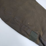 Barbour ボーダー BORDER 3ワラント ヴィンテージバブアー ミリタリーコート 90年代 カーキ メンズ バブアー【中古】5-1115T∞