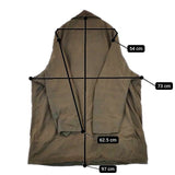 Barbour ボーダー BORDER 3ワラント ヴィンテージバブアー ミリタリーコート 90年代 カーキ メンズ バブアー【中古】5-1115T∞