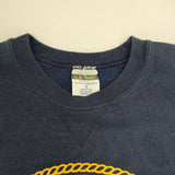 SOFFE U.S.NAVY 米軍 アメリカ軍 USA製 トレーナー 裏起毛 スウェット ネイビー メンズ ソフィー【中古】5-1027T∞