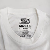 M&M/MASSES プリント スカル サイズM 長袖Ｔシャツ カットソー ロンＴ ホワイト メンズ エムアンドエム/マシス【中古】5-0408M♪